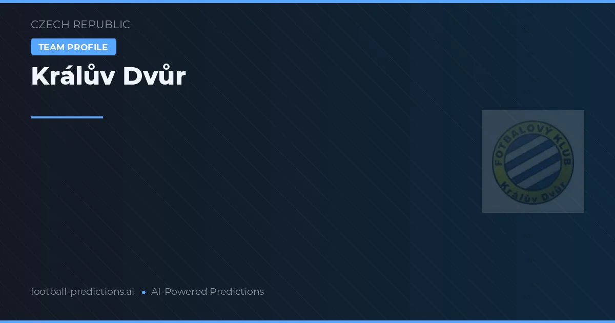 Králův Dvůr Tipy a statistiky