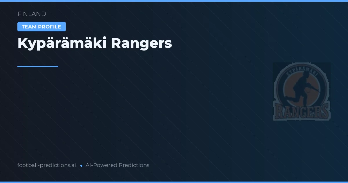 Kypärämäki Rangers Tipy a statistiky