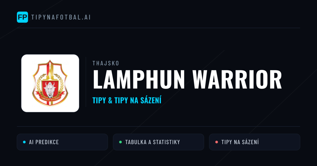 Lamphun Warrior Tipy a statistiky
