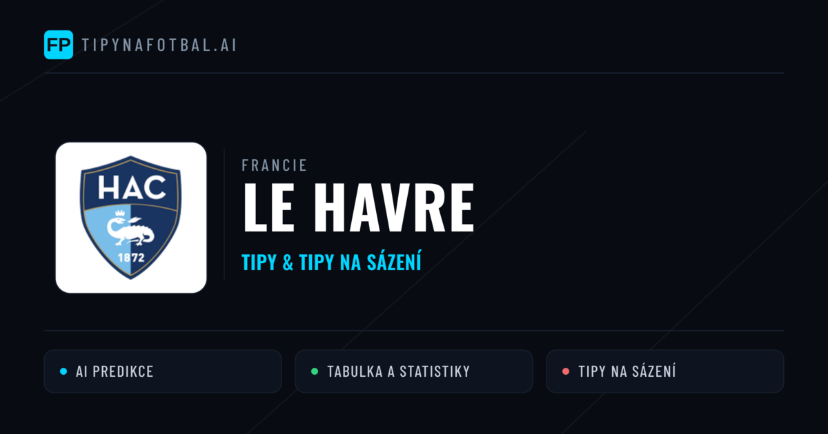 Le Havre Tipy a statistiky