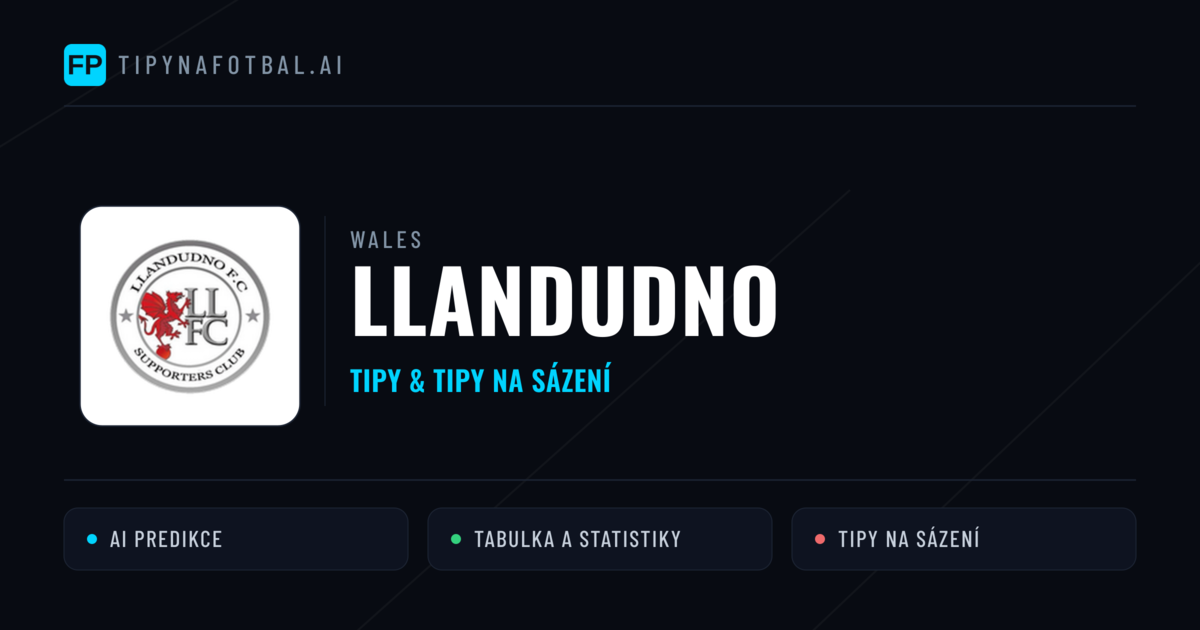 Llandudno Tipy a statistiky