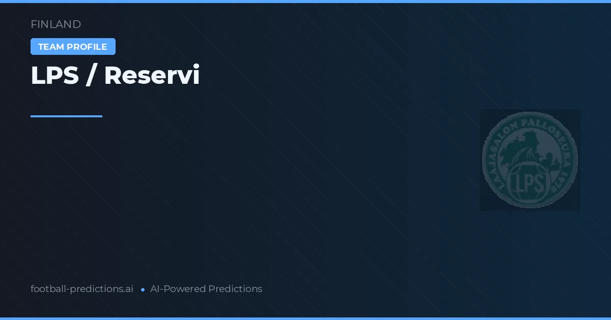LPS / Rezerva Tipy a statistiky