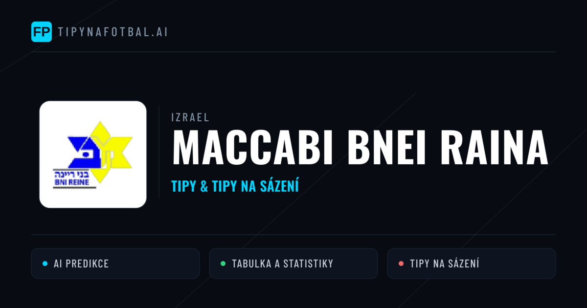 Maccabi Bnei Raina Tipy a statistiky