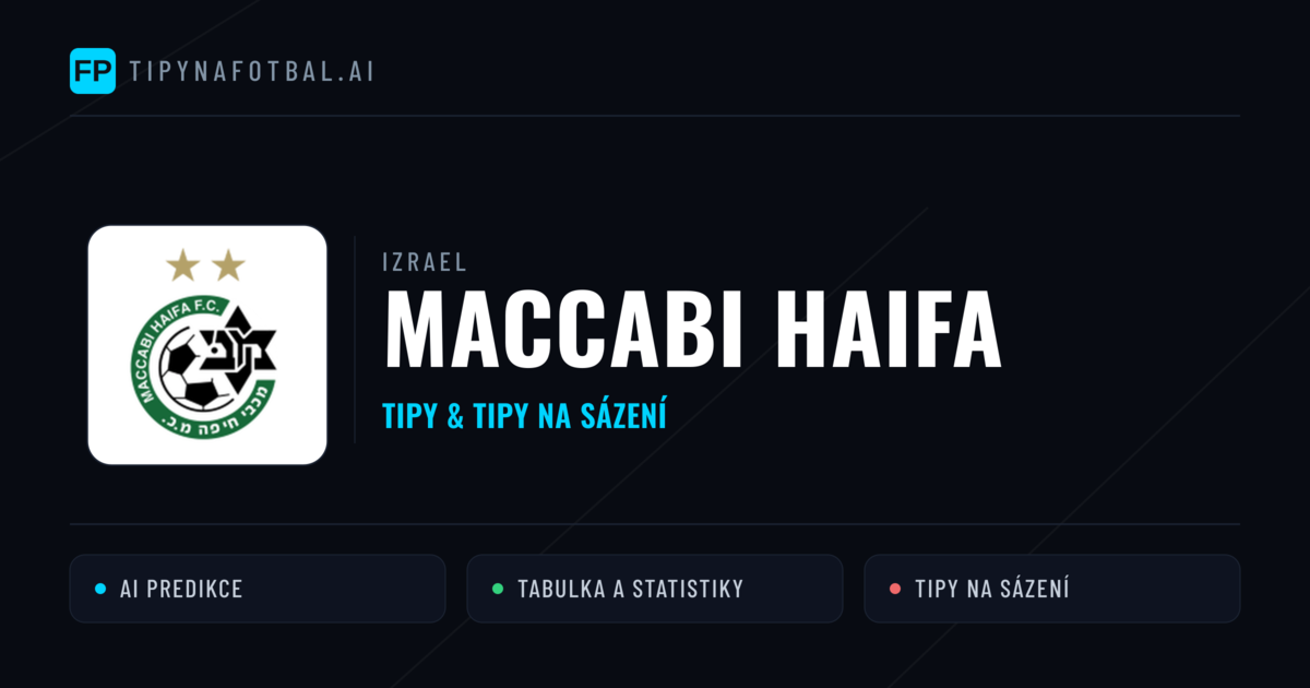 Maccabi Haifa Tipy a statistiky