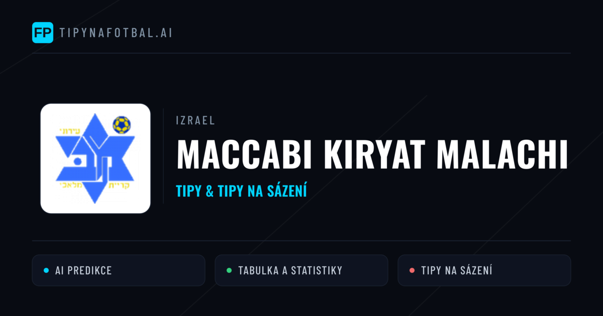 Maccabi Kiryat Malachi Tipy a statistiky