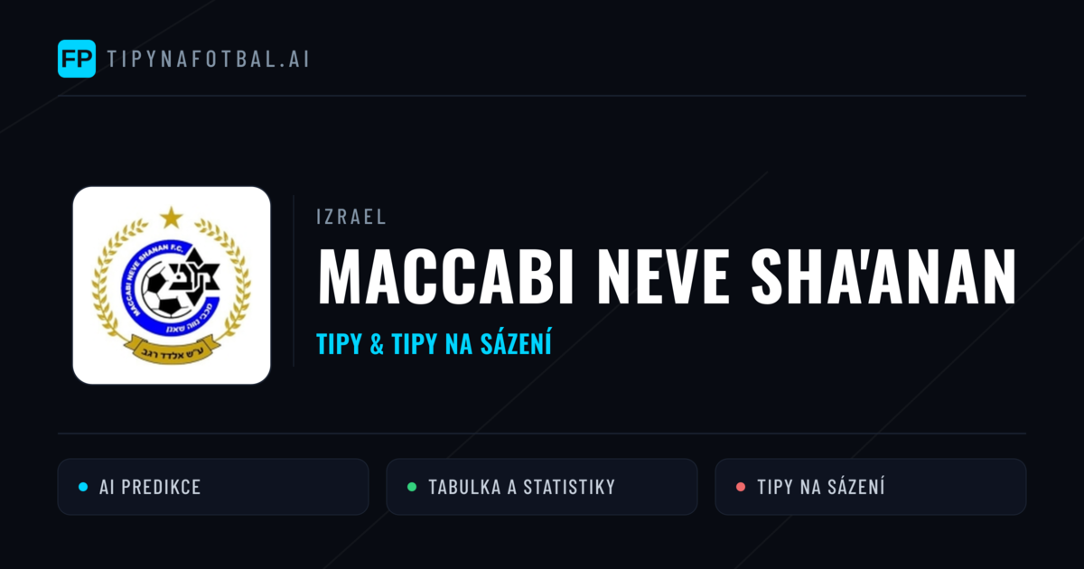 Maccabi Neve Sha'anan Tipy a statistiky