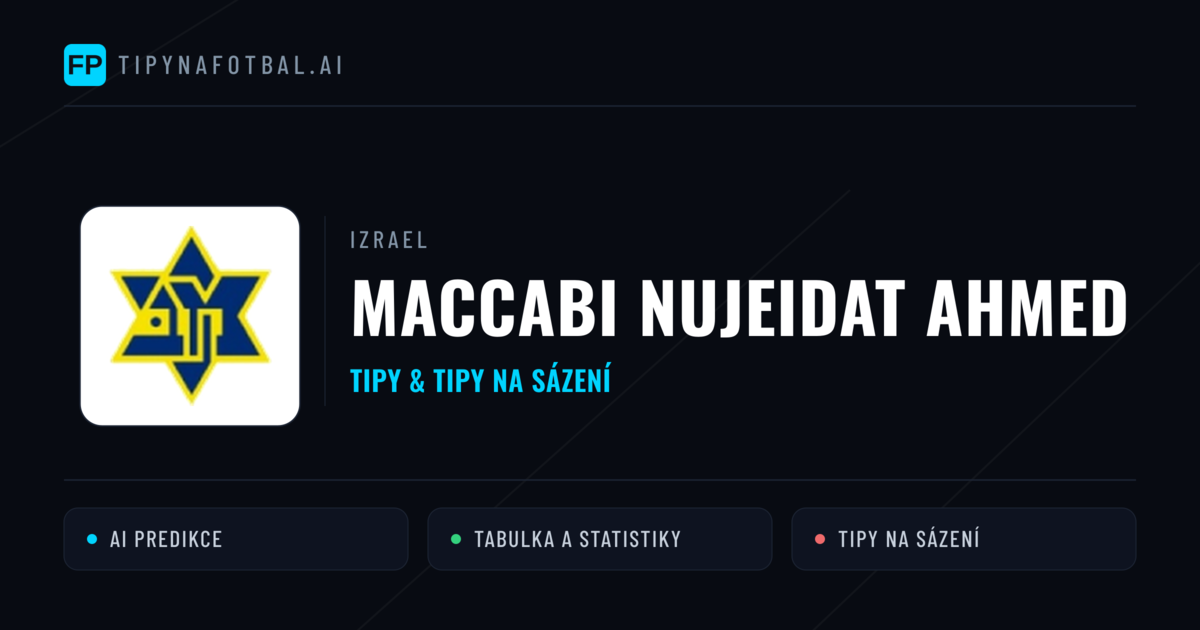 Maccabi Nujeidat Ahmed Tipy a statistiky