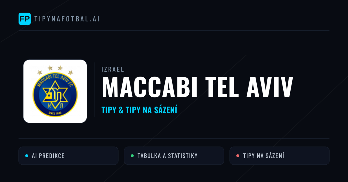 Maccabi Tel Aviv Tipy a statistiky