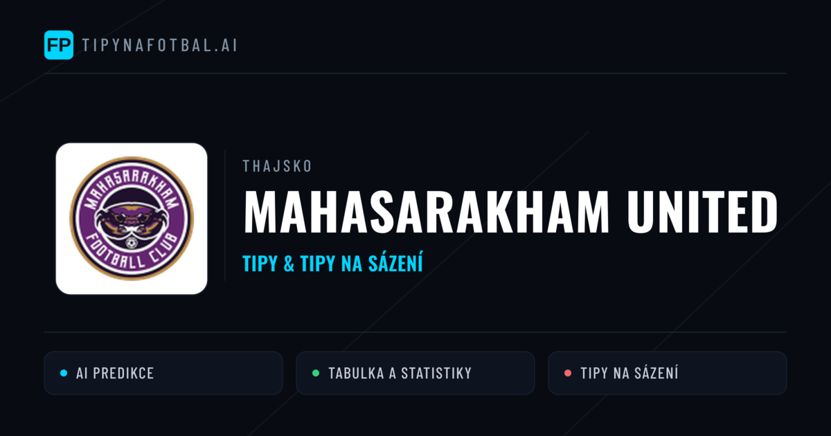 Mahasarakham United Tipy a statistiky