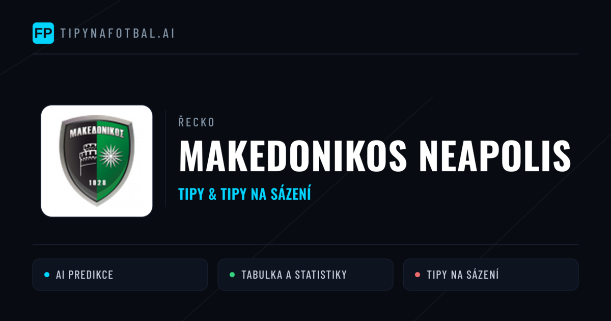 Makedonikos Neapolis Tipy a statistiky