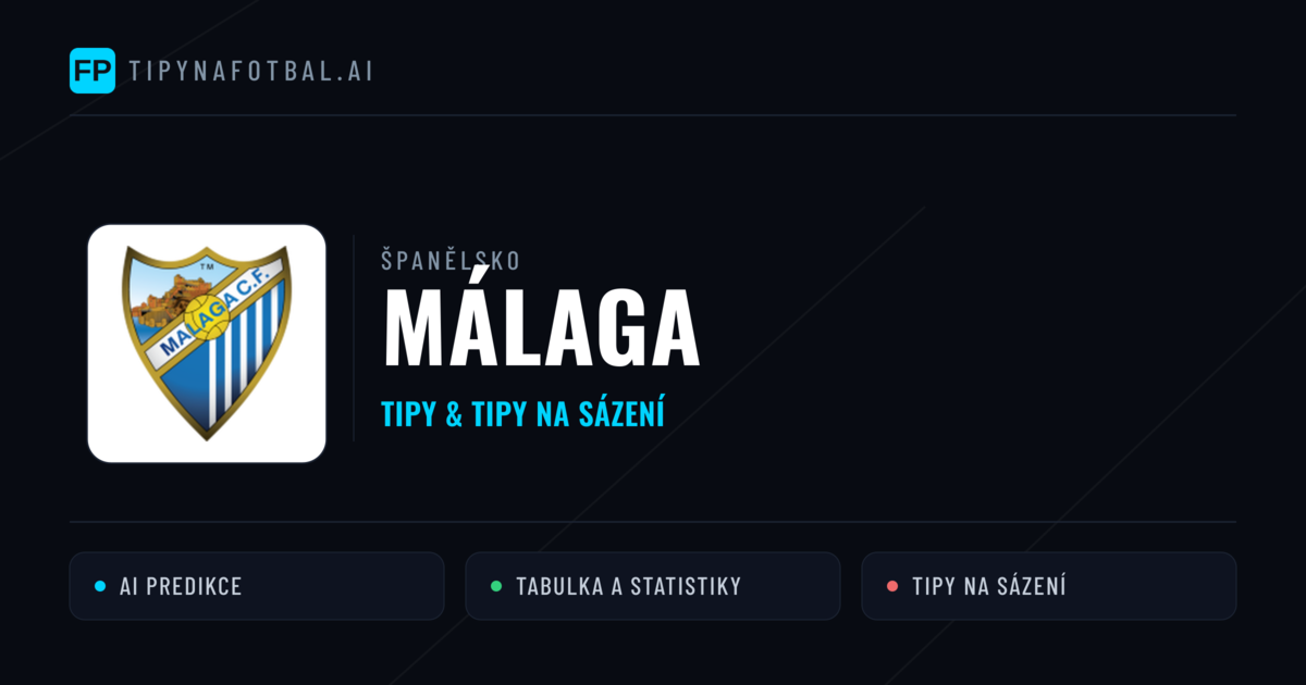 Málaga Tipy a statistiky