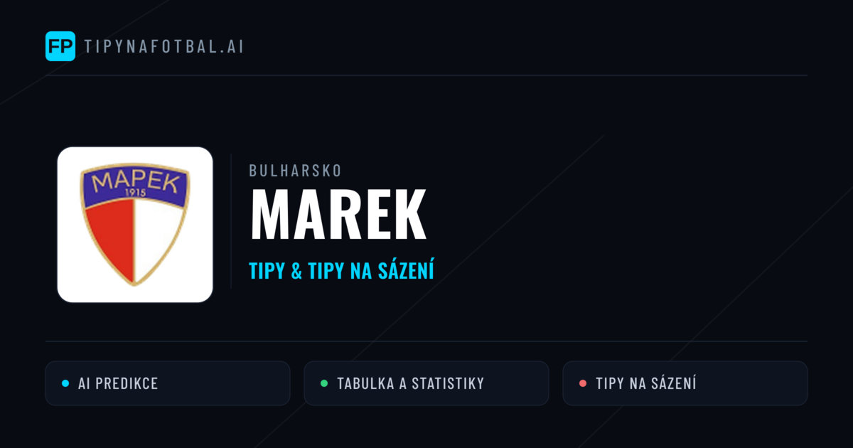 Marek Tipy a statistiky