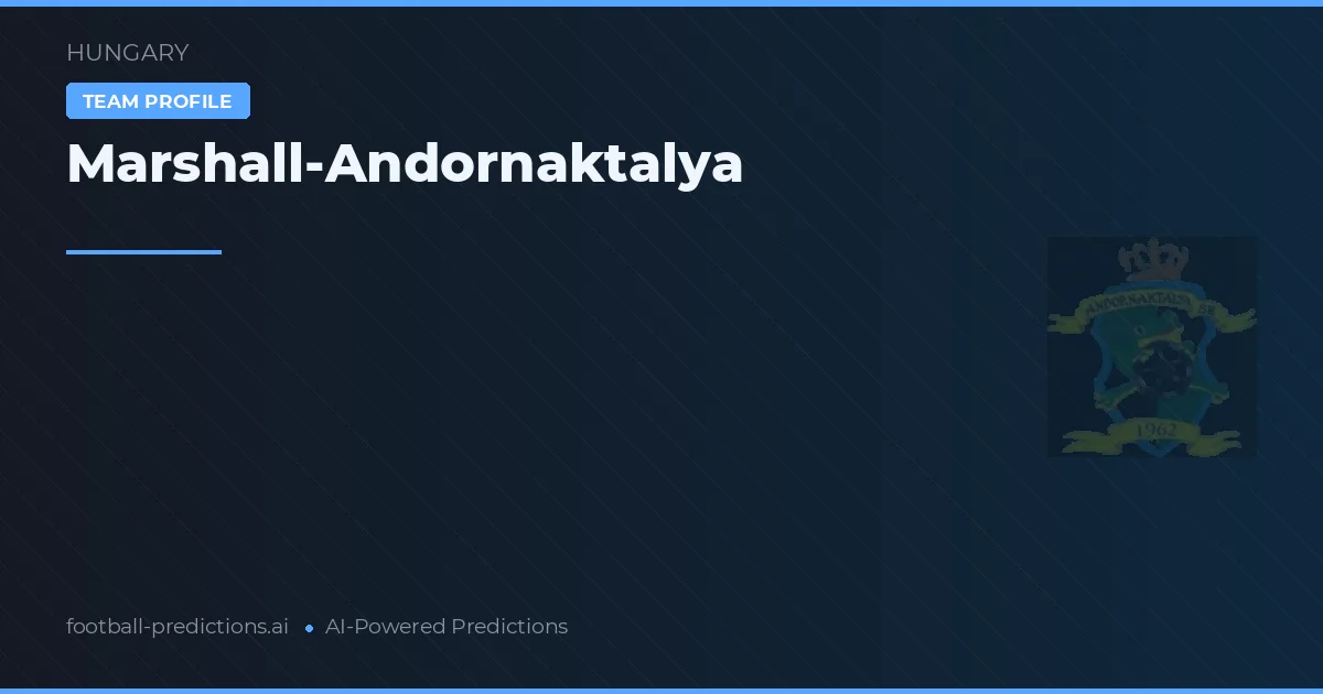Marshall-Andornaktalya Tipy a statistiky