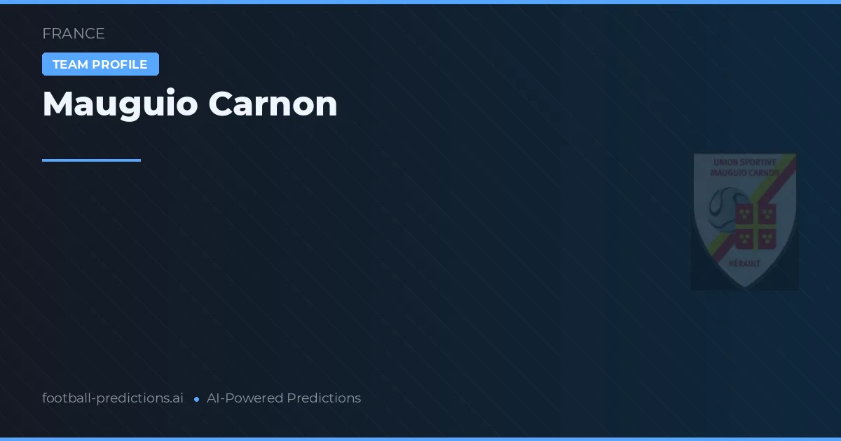 Mauguio Carnon Tipy a statistiky