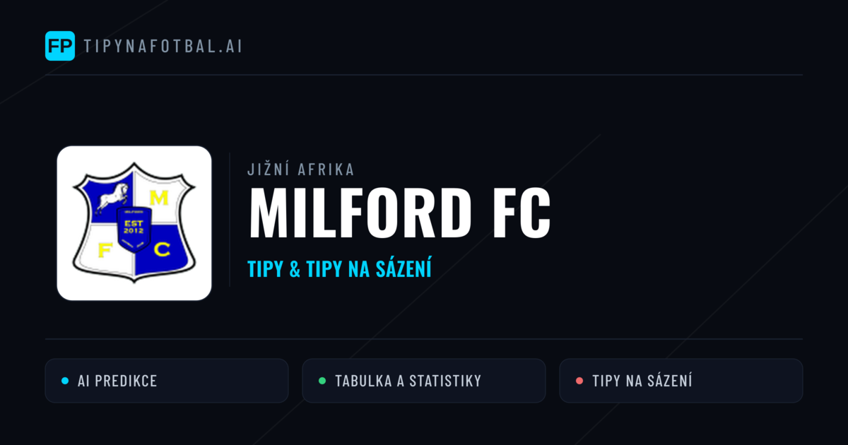 Milford FC Tipy a statistiky