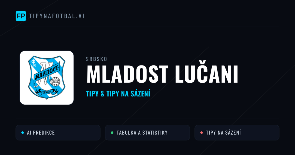 Mladost Lučani Tipy a statistiky