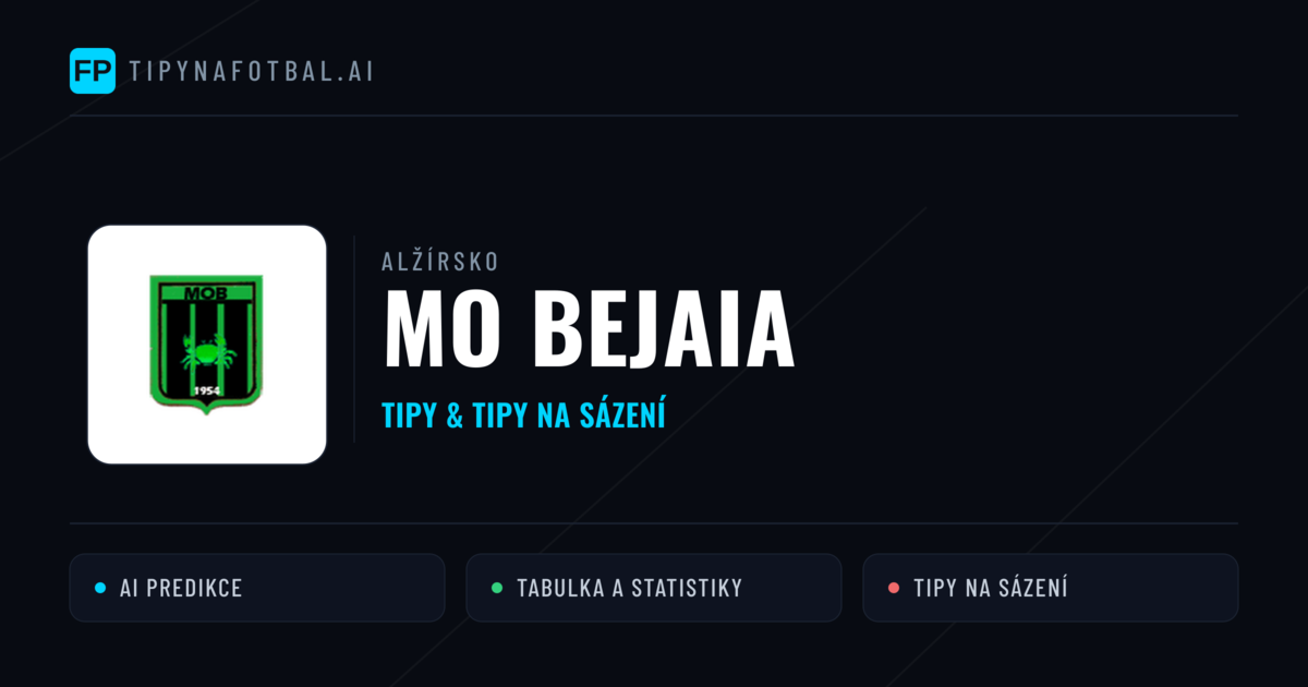 MO Bejaia Tipy a statistiky