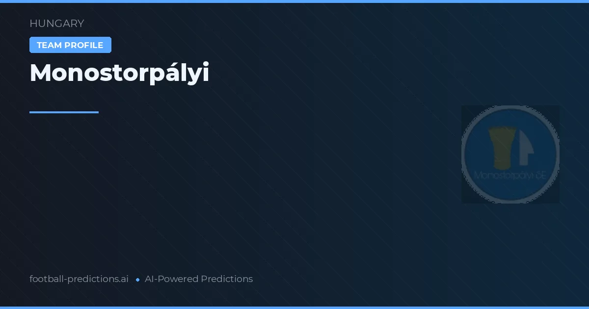 Monostorpályi Tipy a statistiky