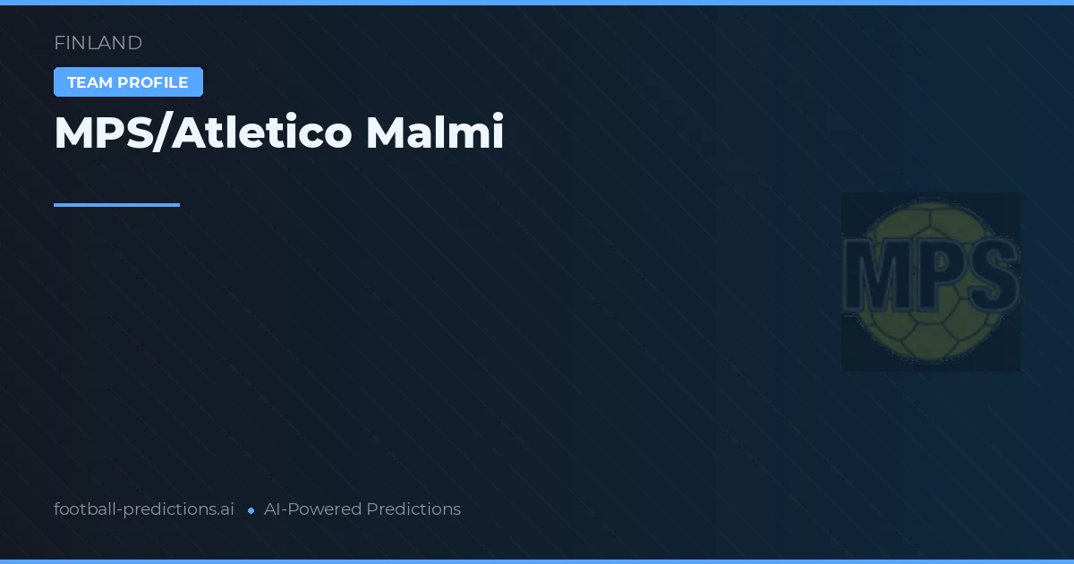 MPS/Atletico Malmi Tipy a statistiky
