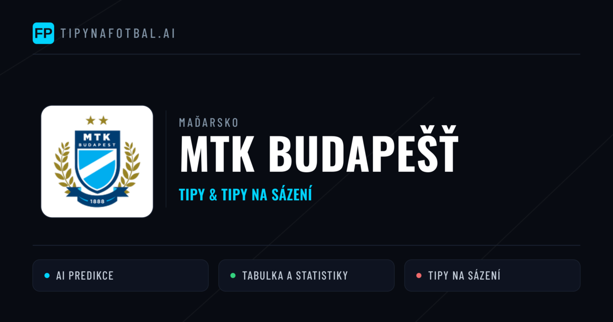 MTK Budapešť Tipy a statistiky