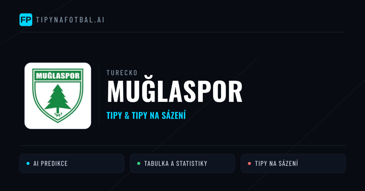 Muğlaspor Tipy a statistiky