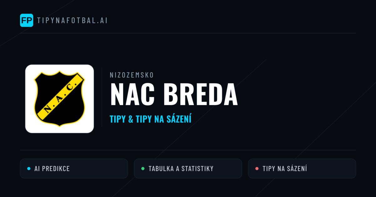 NAC Breda Tipy a statistiky