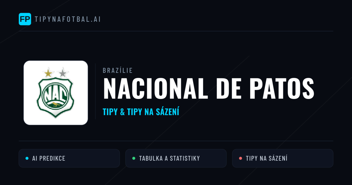Nacional de Patos Tipy a statistiky