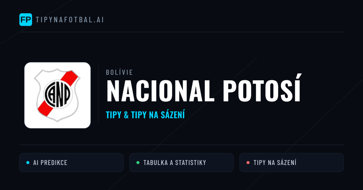 Nacional Potosí Tipy a statistiky