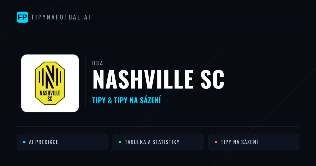 Nashville SC Tipy a statistiky