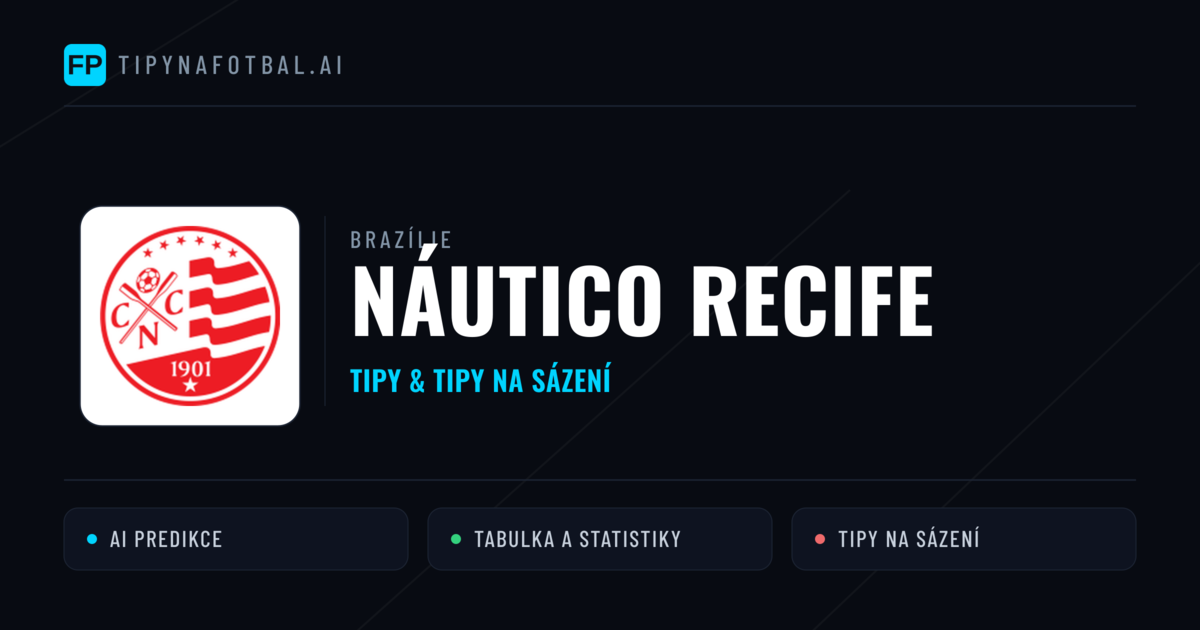 Náutico Recife Tipy a statistiky