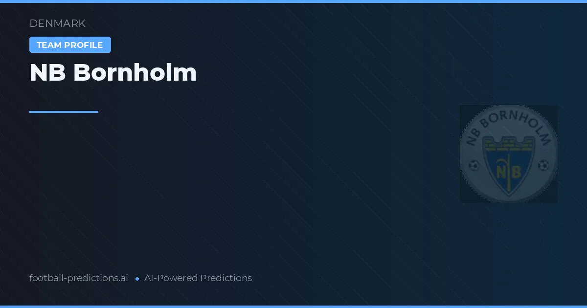 NB Bornholm Tipy a statistiky