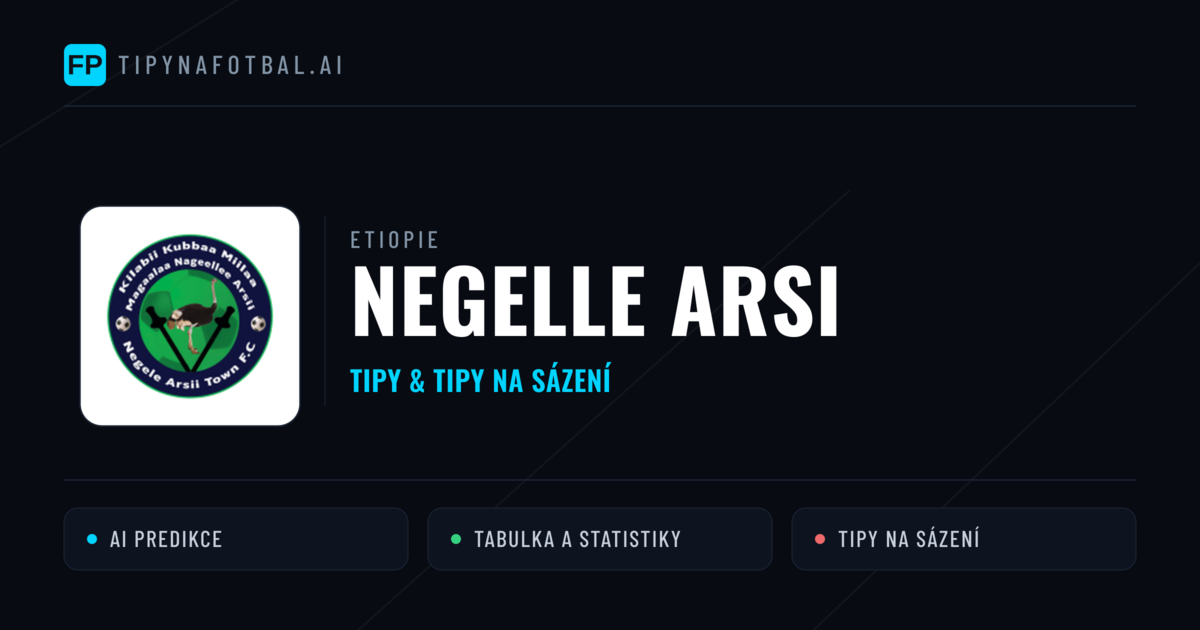Negelle Arsi Tipy a statistiky