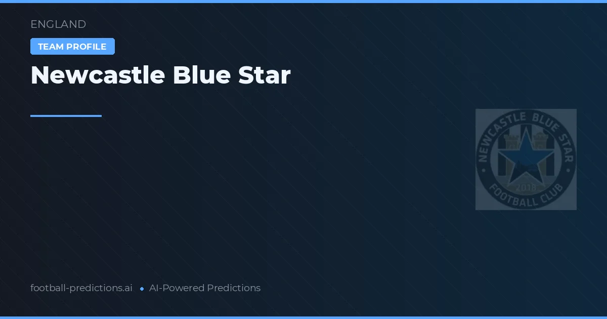 Newcastle Blue Star Tipy a statistiky