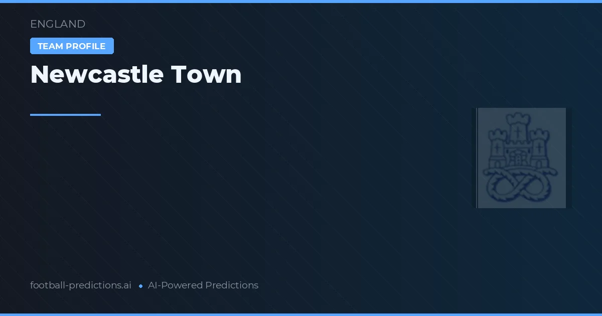 Newcastle Town Tipy a statistiky