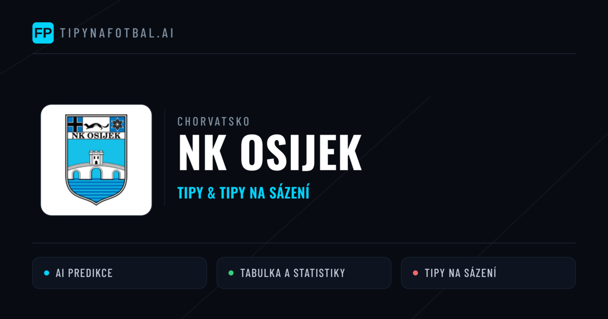 NK Osijek Tipy a statistiky