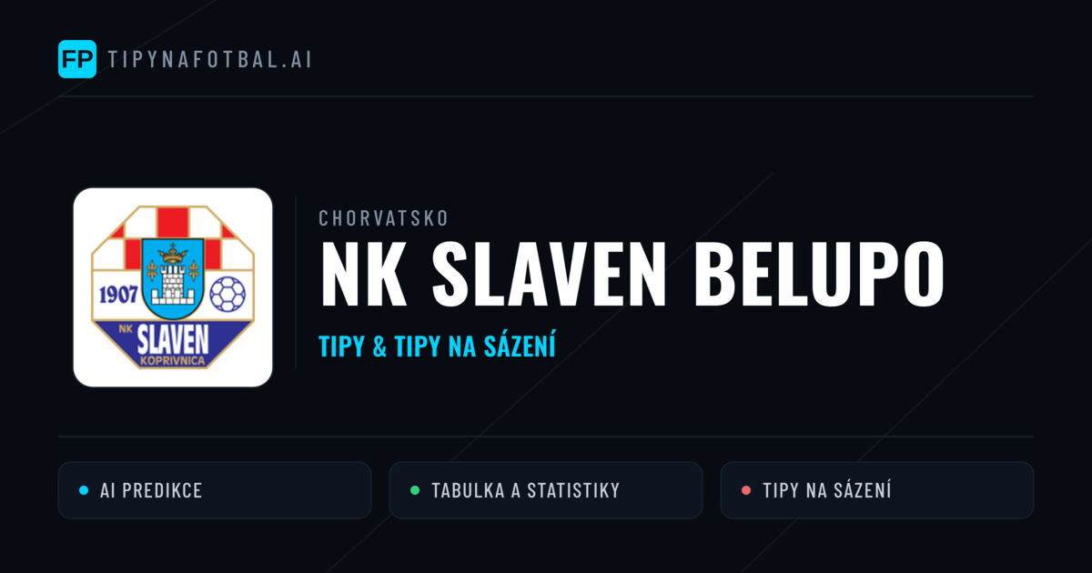 NK Slaven Belupo Tipy a statistiky