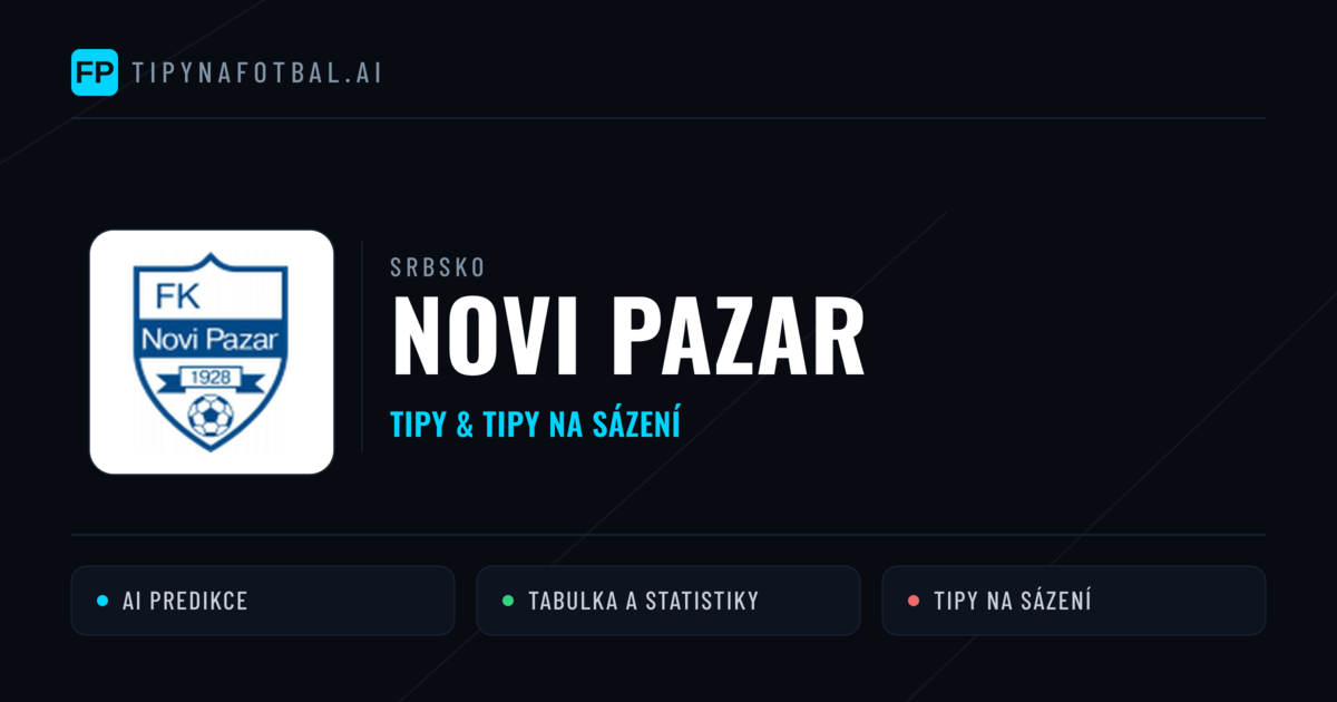 Novi Pazar Tipy a statistiky