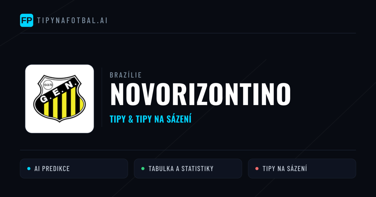 Novorizontino Tipy a statistiky