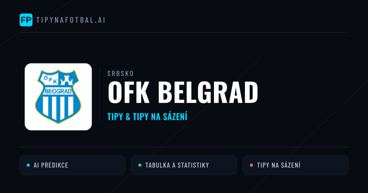 OFK Belgrad Tipy a statistiky