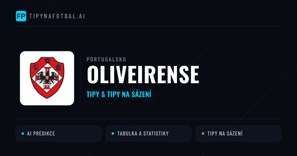 Oliveirense Tipy a statistiky