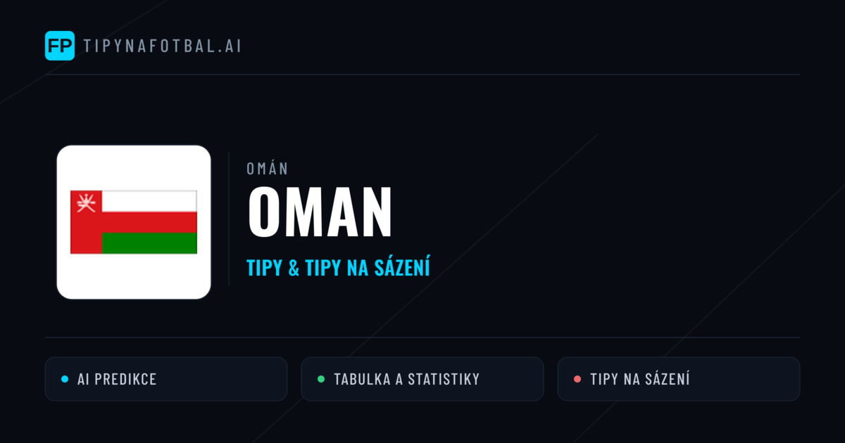 Oman Tipy a statistiky