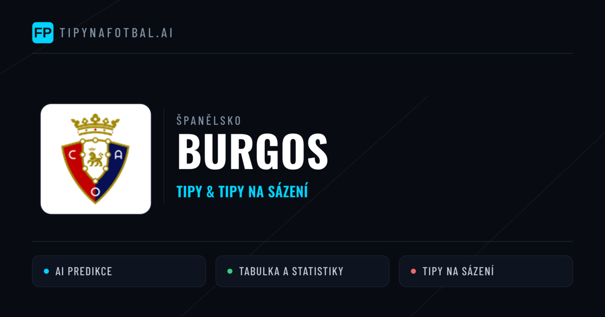 Burgos Tipy a statistiky