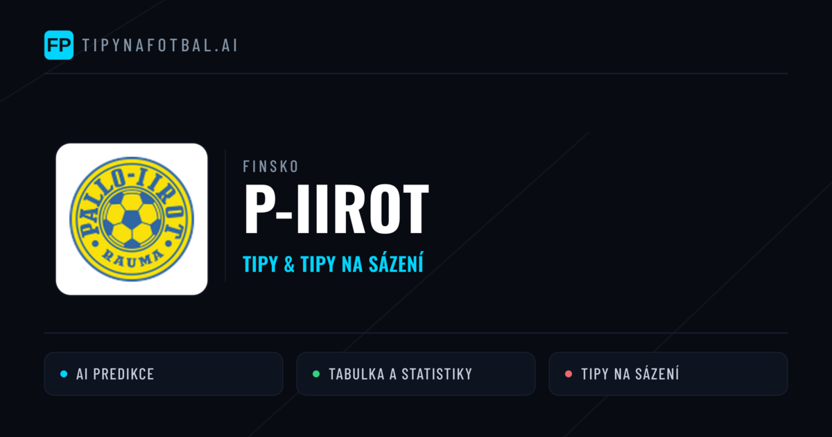 P-Iirot Tipy a statistiky