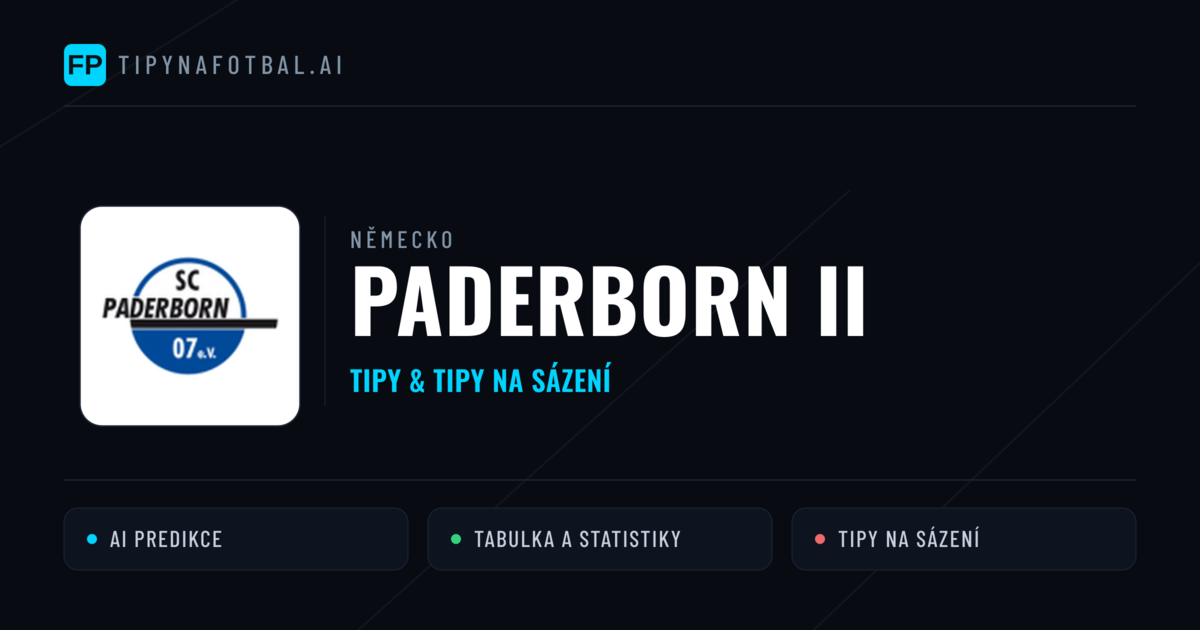 Paderborn II Tipy a statistiky