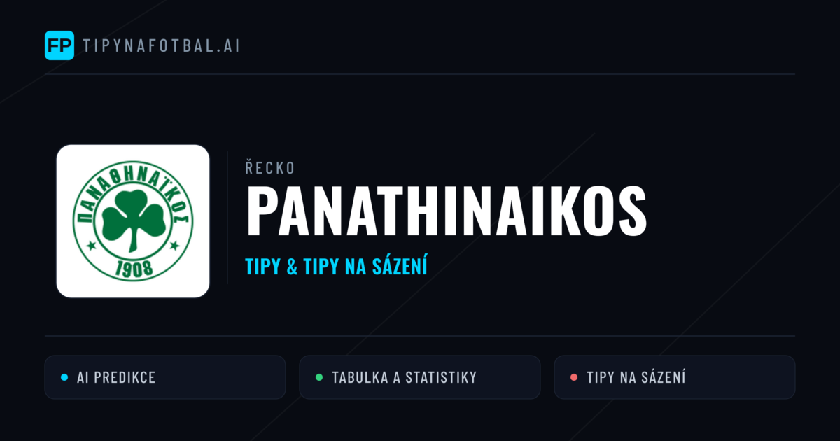 Panathinaikos Tipy a statistiky