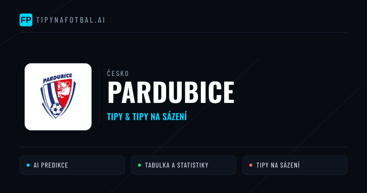 Pardubice Tipy a statistiky