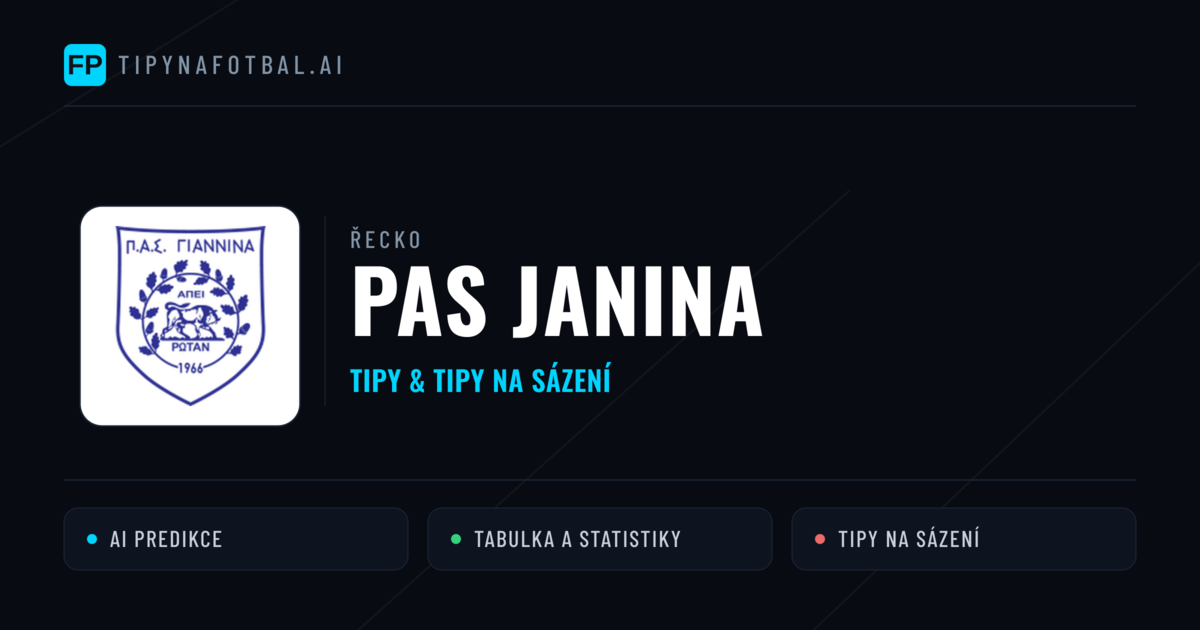 PAS Janina Tipy a statistiky