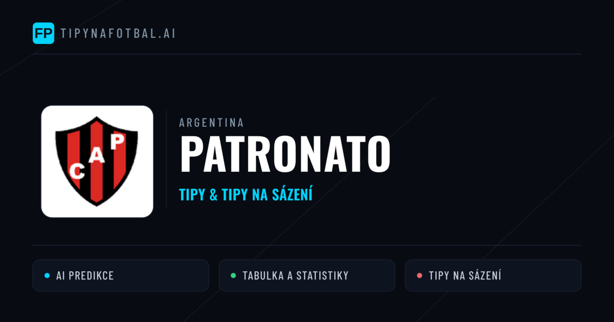 Patronato Tipy a statistiky