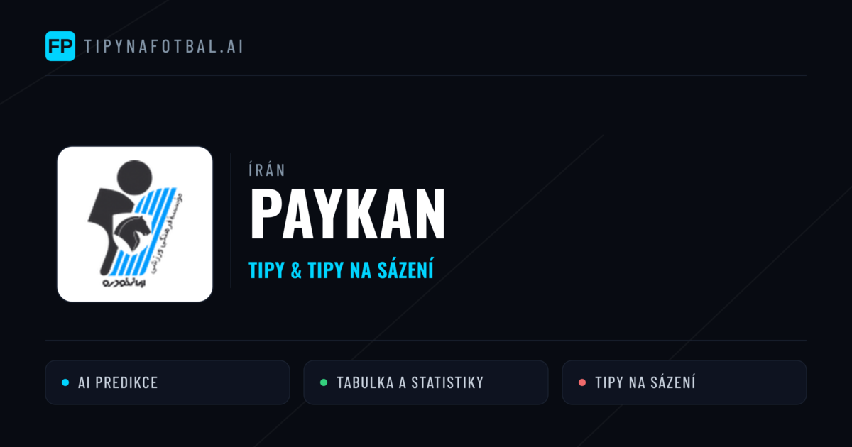Paykan Tipy a statistiky