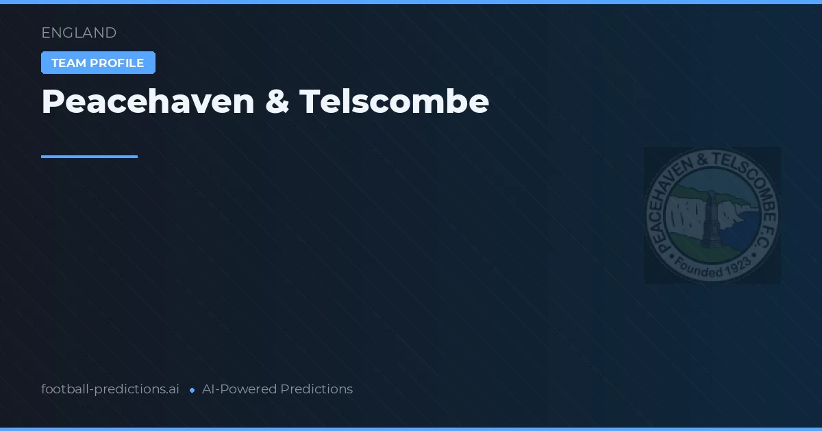 Peacehaven & Telscombe Tipy a statistiky